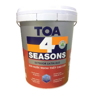 Sơn ngoại thất TOA 4 Seasons Satin Glo - 18L