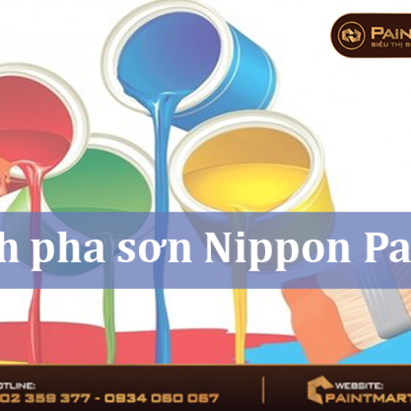 Cách pha sơn nippon paint