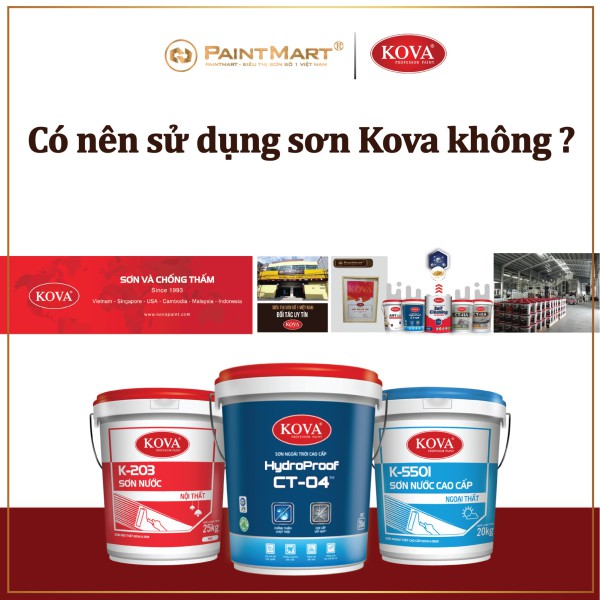 Có nên dùng sơn Kova không?