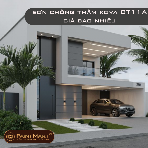 Sơn chống thấm kova CT11A giá bao nhiêu? Có bao nhiêu loại?