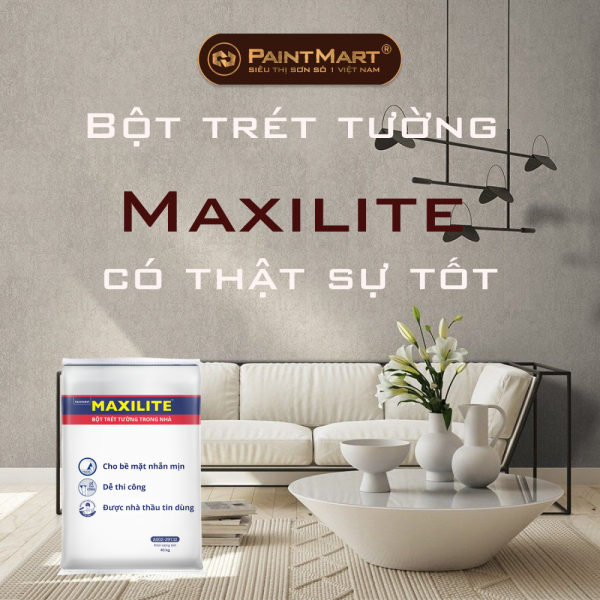 Bột (bả) trét tường Maxilite có thật sự tốt như quảng cáo? Bột (bả) trét tường Maxilite có thật sự tốt như quảng cáo?