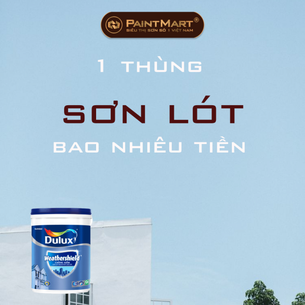 1 thùng sơn lót bao nhiêu tiền? Giá của từng hãng