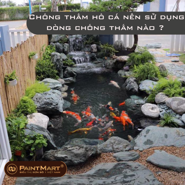 Chống thấm hồ cá và hồ cá Koi nên sử dụng dòng chống thấm nào?