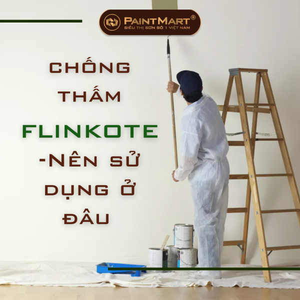 sơn chống thấm flinkote-Nên sử dụng ở đâu sơn chống thấm flinkote-Nên sử dụng ở đâu