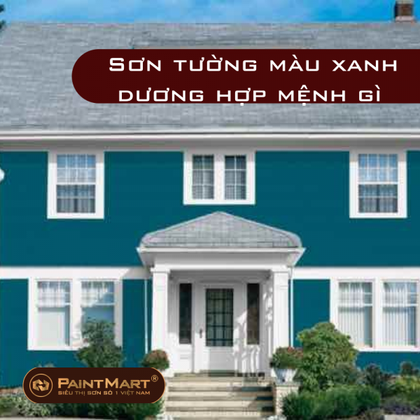 Sơn tường màu xanh dương hợp mệnh gì