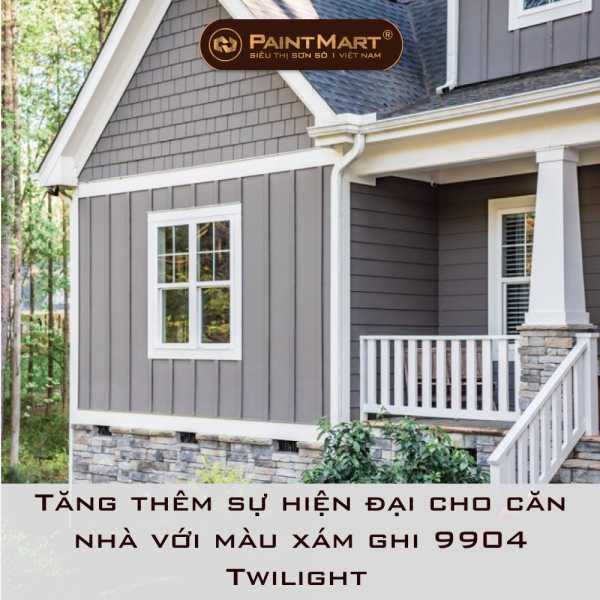 Tăng thêm sự hiện đại cho căn nhà với màu xám ghi 9904 Twilight