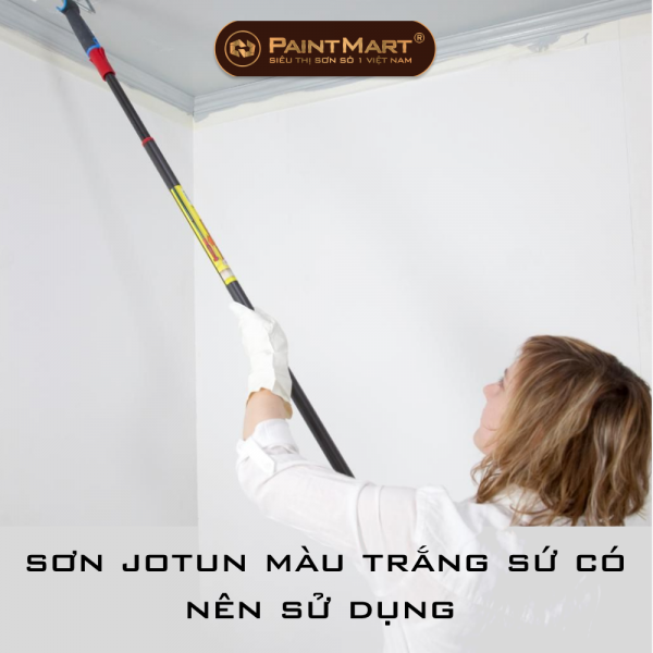 Sơn jotun màu trắng sứ có nên sử dụng