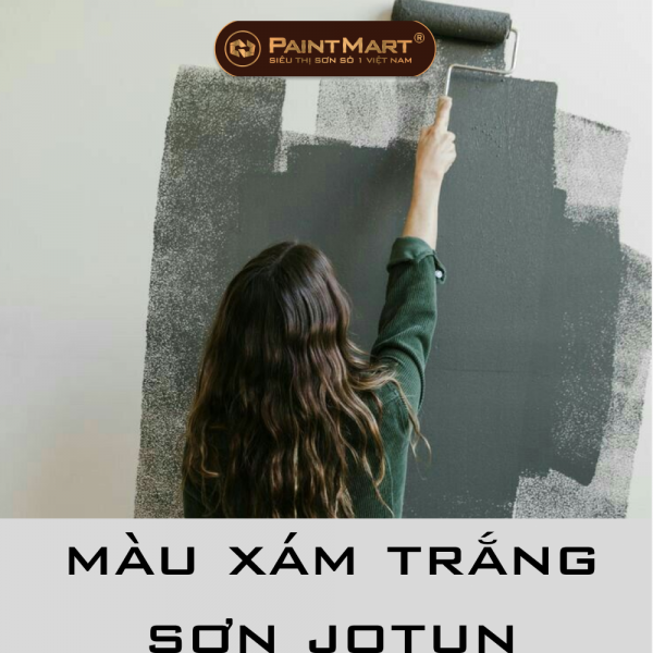 Màu xám trắng sơn jotun
