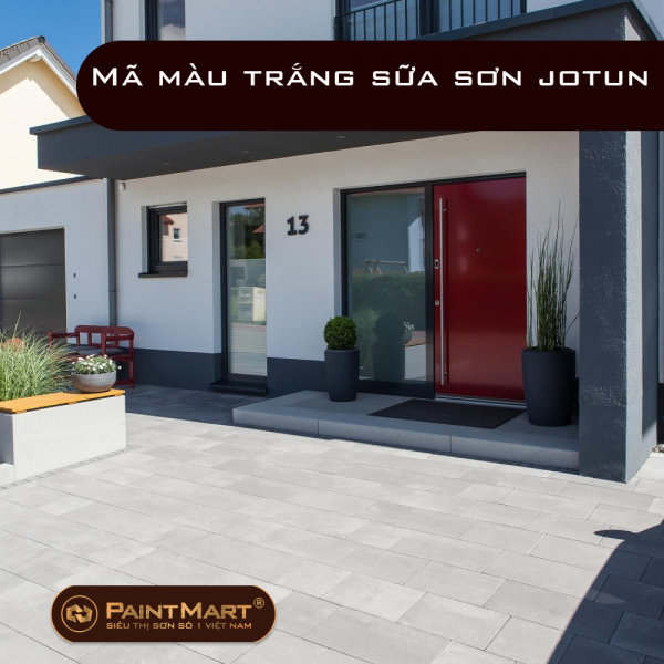Mã màu trắng sữa sơn jotun