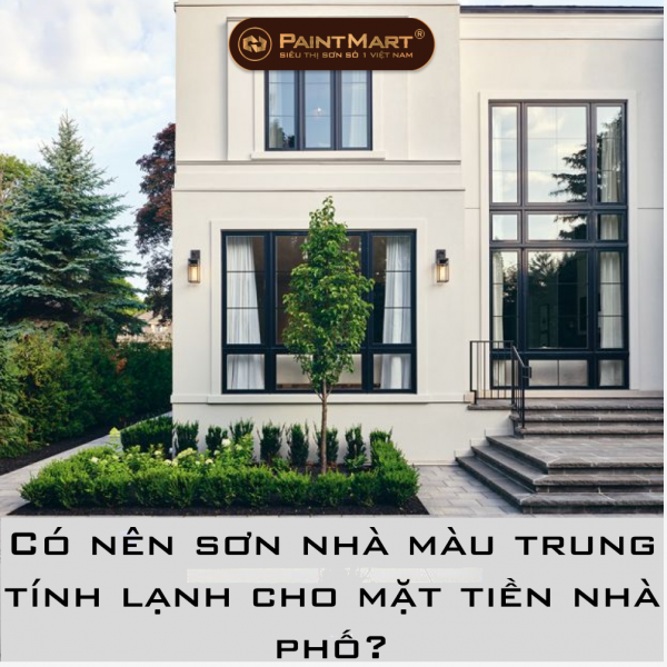 Có nên sơn nhà màu trung tính lạnh cho mặt tiền nhà phố? Một số mã màu đẹp trên bảng màu sơn dulux.