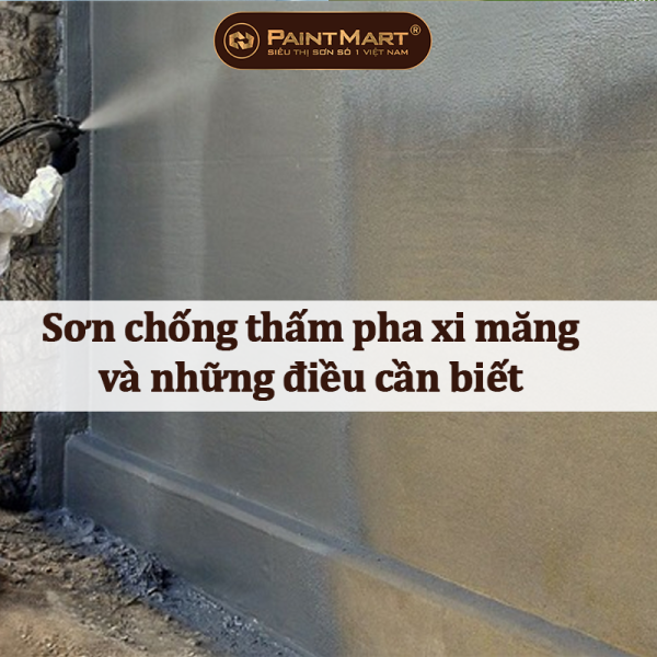 Sơn chống thấm Kova pha xi măng và những điều cần biết