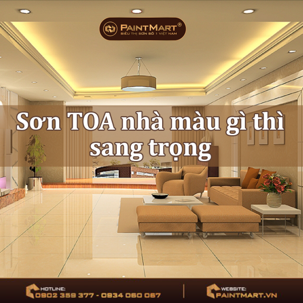 Sơn Toa nhà màu gì thì sang trọng 