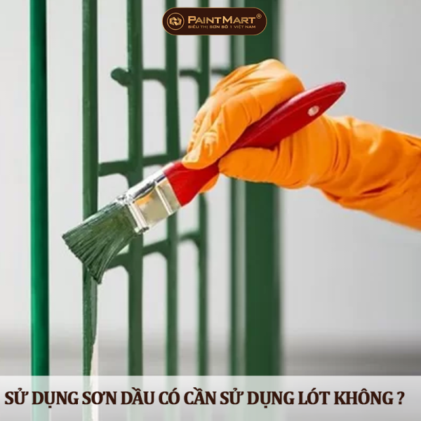 Sử dụng sơn dầu thì có cần sử dụng lót không ?