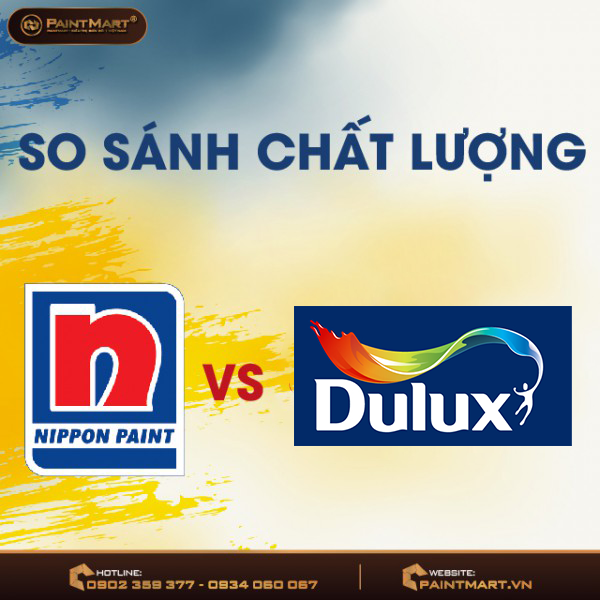 Sơn dulux và sơn nippon nên chọn loại nào ?