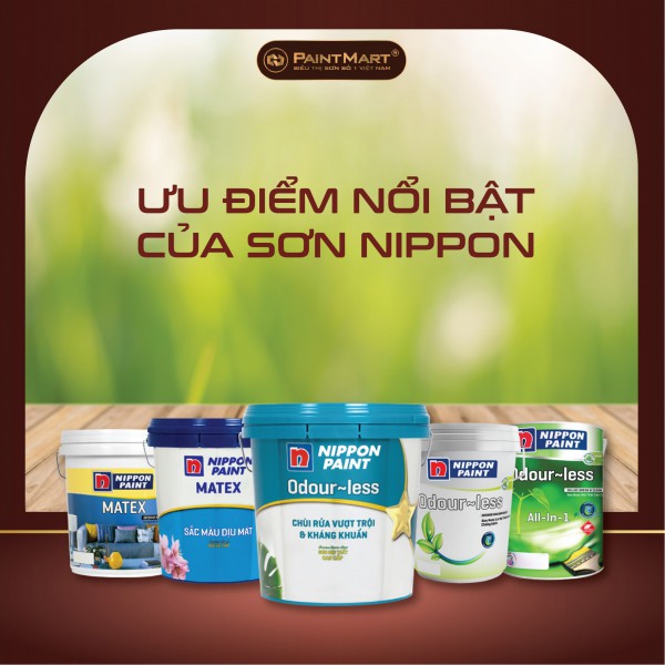 Sơn Nippon có bao nhiêu loại? Sơn Nippon có ưu điểm gì nổi bật so với những hãng sơn khác? 