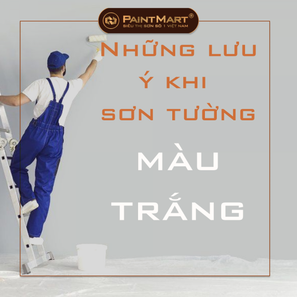 Những điều cần lưu ý khi sơn tường màu trắng cho căn nhà