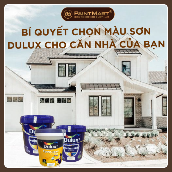 Bí quyết phối màu sơn dulux cho ngôi nhà của bạn