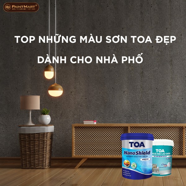 Top màu sơn Toa đẹp cho nhà phố 