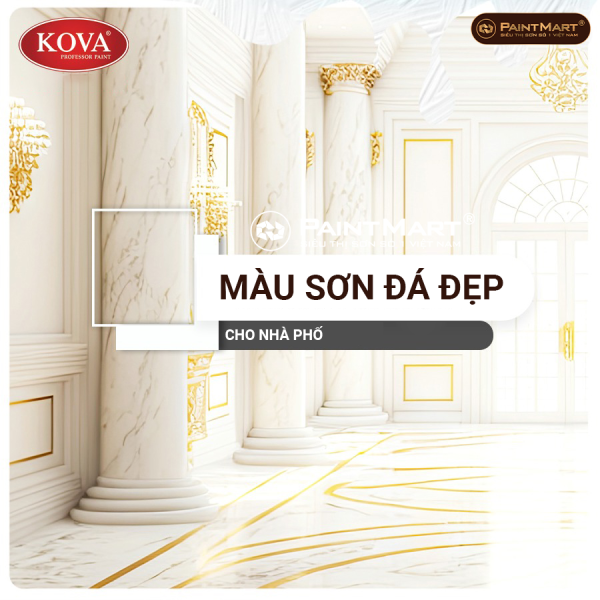 Top những màu sơn đá đẹp phù hợp cho nhà phố