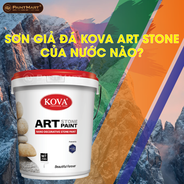 Sơn giả đá Kova Art Stone của nước nào?