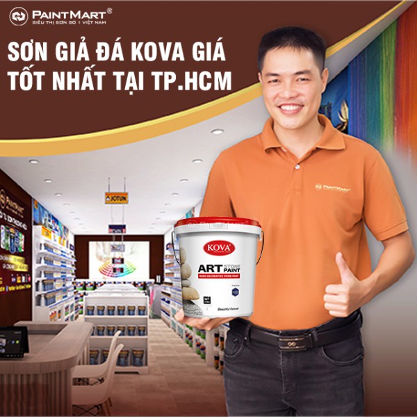 Sơn giả đá Kova giá tốt nhất tại thành phố Hồ Chí Minh