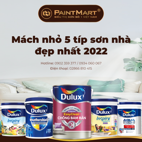 Phối màu sơn nhà cực đẹp chỉ với 5 típ nhỏ