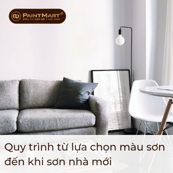 Quy trình từ lựa chọn màu sơn đến khi sơn nhà mới