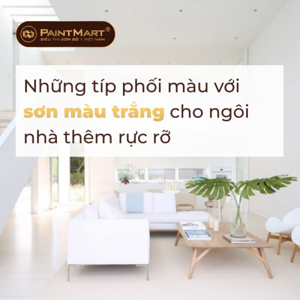 Sơn tường màu trắng và các tip để bảo quản tường trắng sau một thời gian dài sử dụng