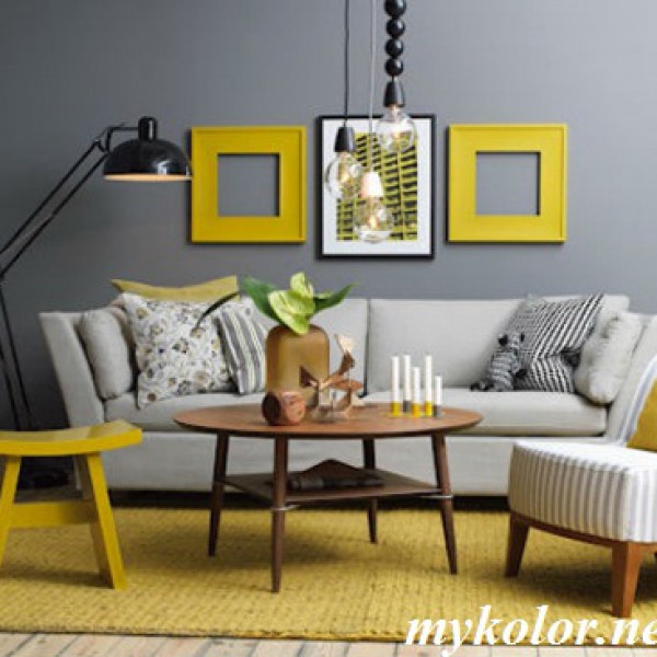 Trang trí phòng khách với cách kết hợp màu Sơn Nội thất và bức tranh tường đẹp mê hồn