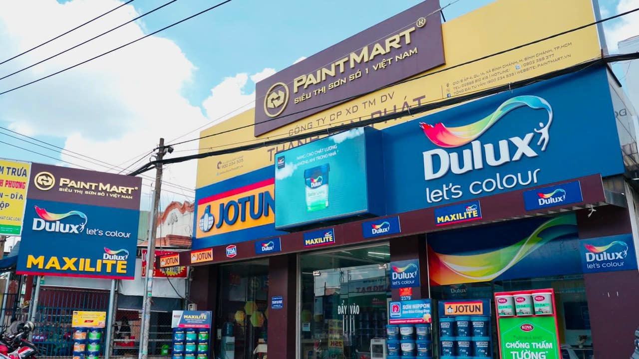 Mặt bằng showroom Bình Chánh