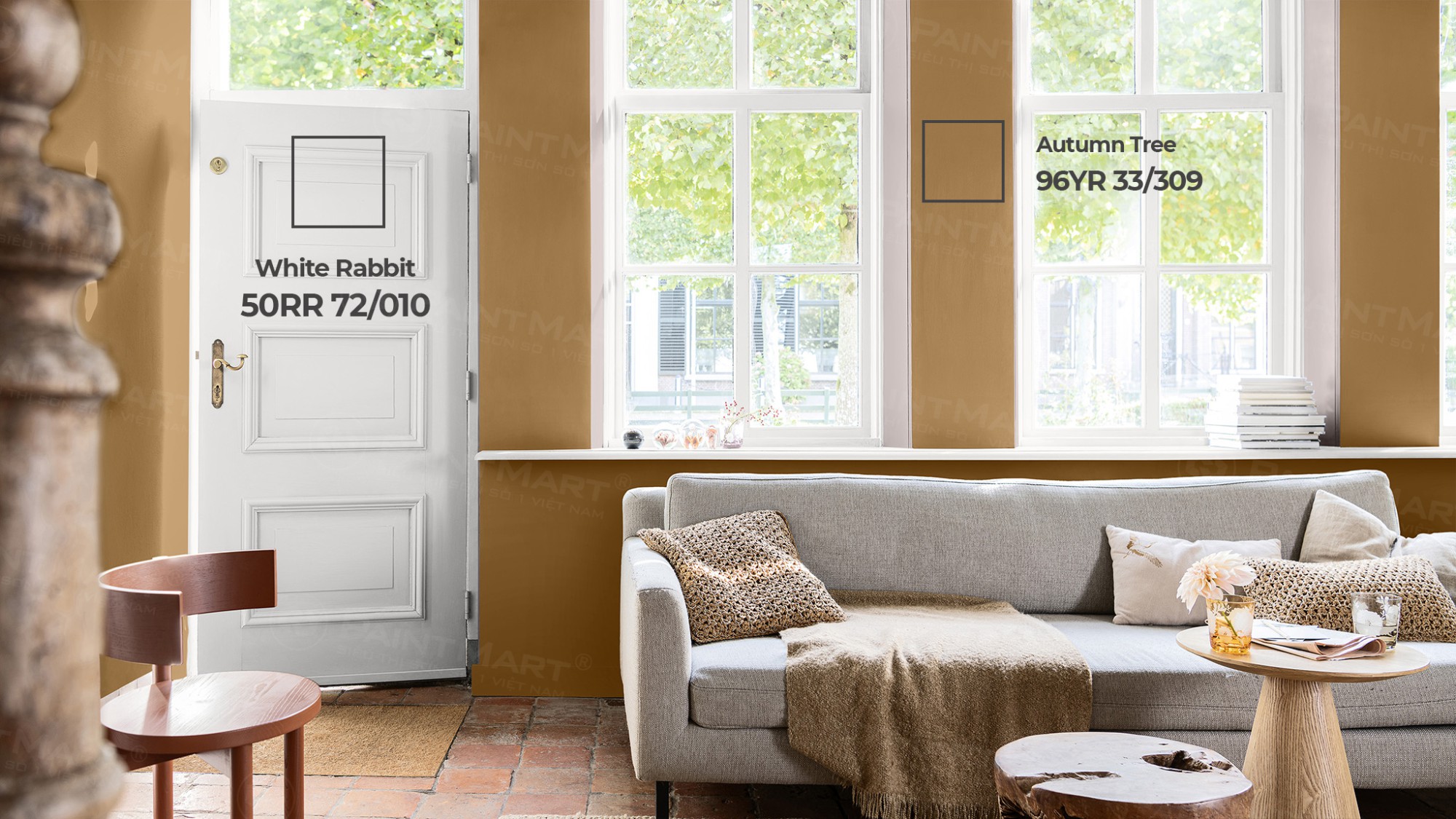 Dulux màu Xám ánh nâu White Rabbit 50RR 72/010