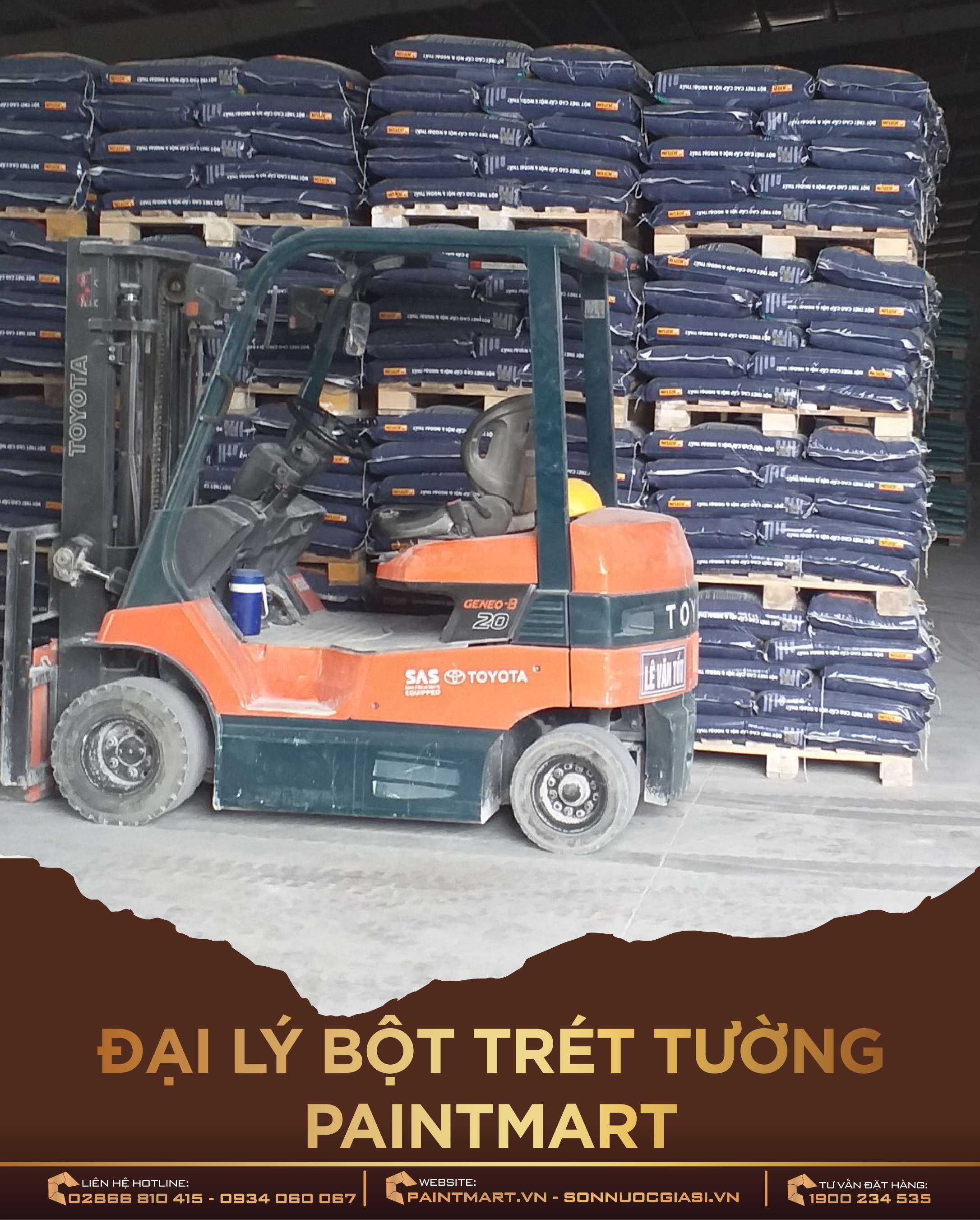 Đại lý bột trét tường