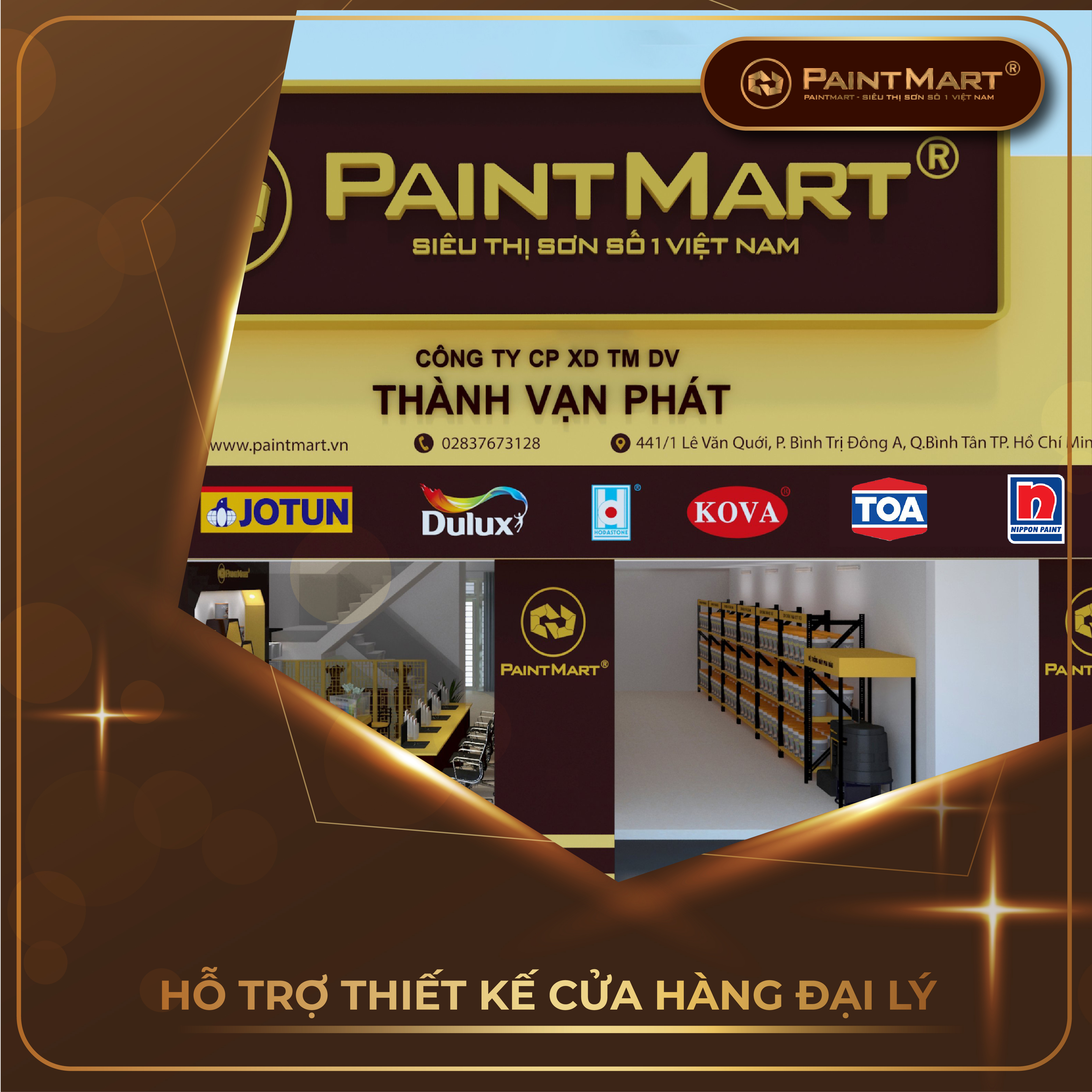 làm đại lý Sơn : jotun, dulux, nippon, kova, maxilite, toa, bewin, dura