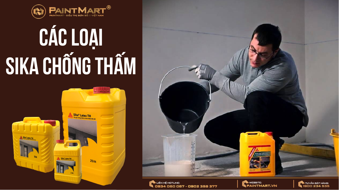 Các loại Sika chống thấm trên thị trường