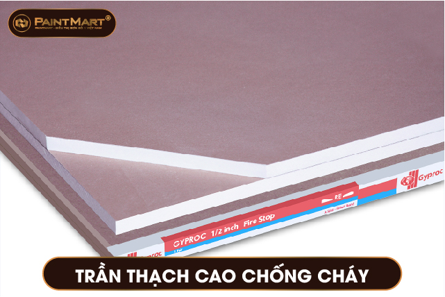 Trần thạch cao chống cháy