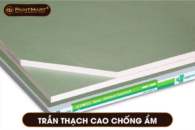 Trần thạch cao chống ẩm