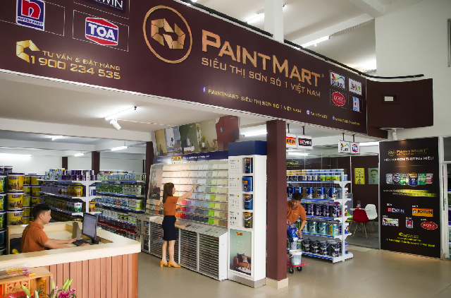 Showroom siêu thị sơn Paintmart