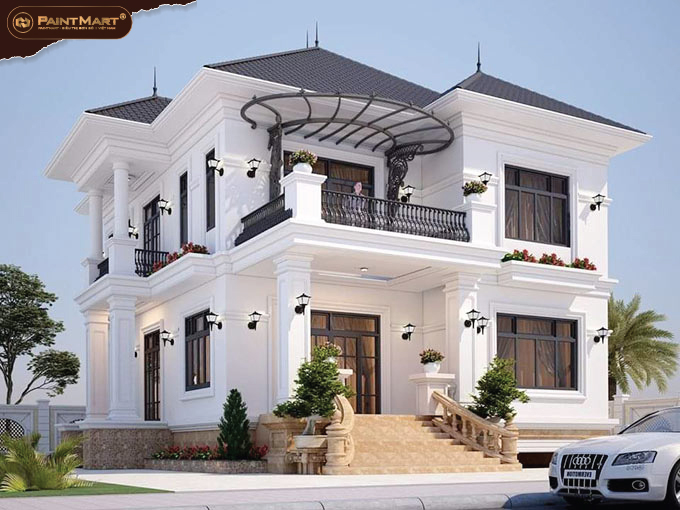 Sơn kova màu trắng sữa và vẻ đẹp mang lại
