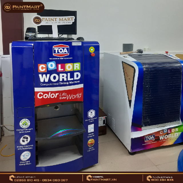 Máy pha màu sơn Toa