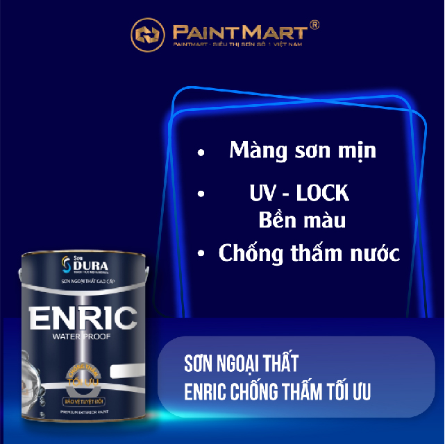 Sơn ngoại thất Enric chống thấm tối ưu