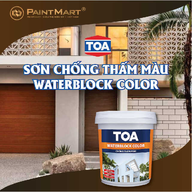 Sơn chống thấm Toa Waterblock Color