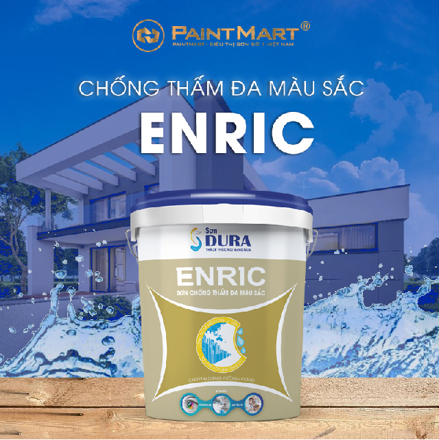 Sơn chống thấm Dura Enric đa sắc màu