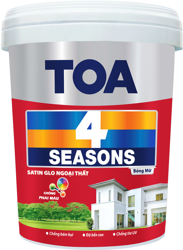 Sơn ngoại thất Toa 4 Seasons Satin Glo