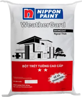 Bột trét Nippon ngoại thất Weathergard Skimcoat