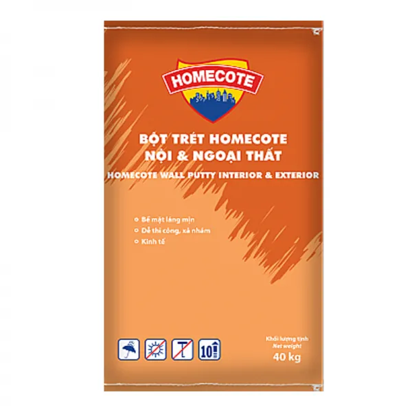 Bột trét tường nội và ngoại thất Toa Homecote 