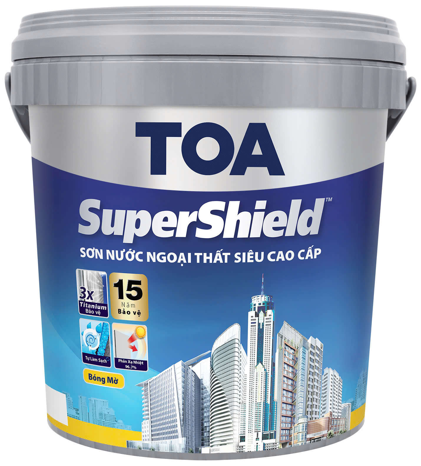giá sơn ngoại thất siêu cao cấp Toa Supershield bóng mờ