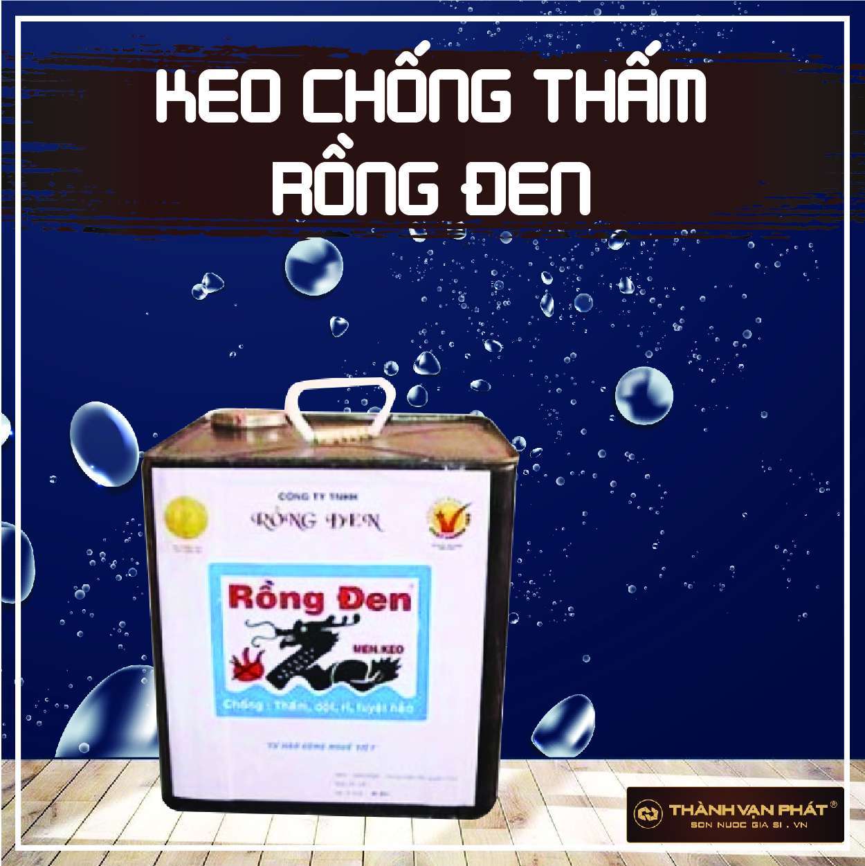 Hướng dẫn sử dụng chống thấm Rồng Đen