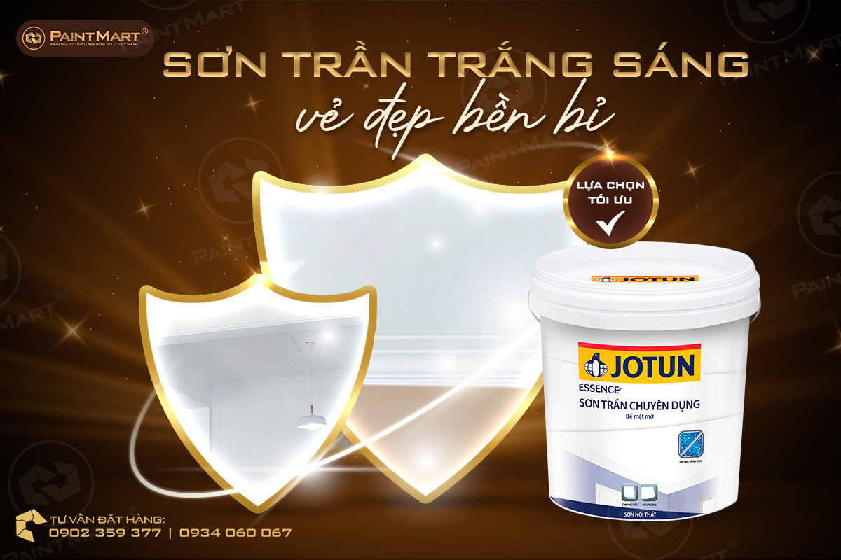 Sơn trần chuyên dụng Jotun Essence mới thùng 17L son tran chuyen dung essence 2