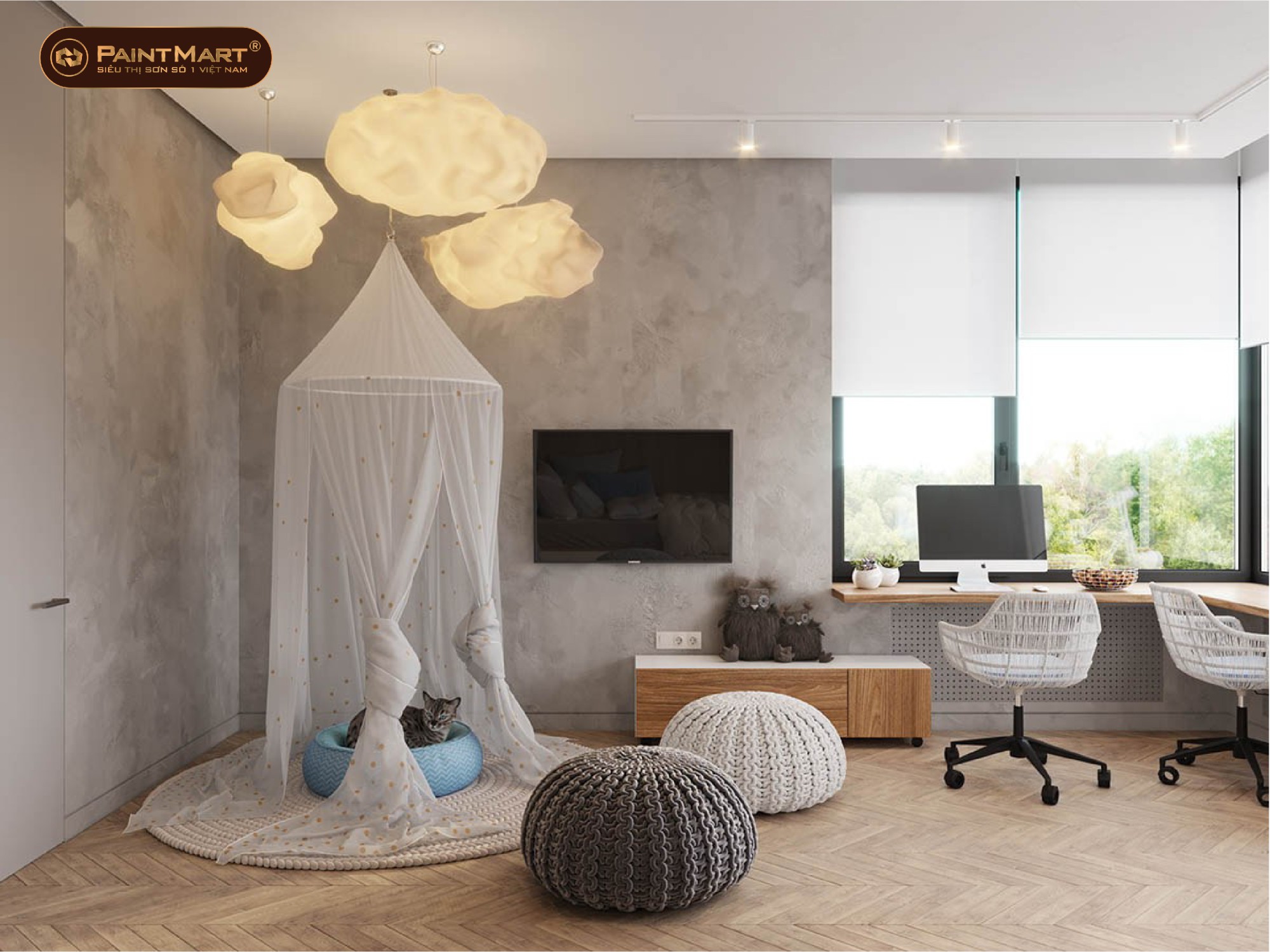 Sơn màu nâu – Màu của sự tin cậy