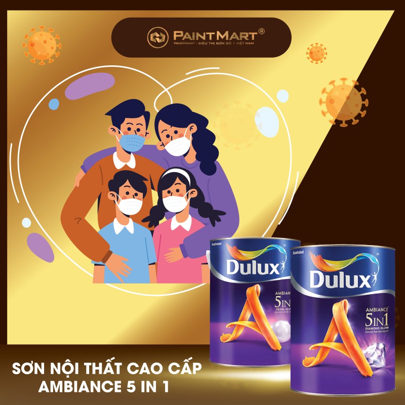 SỬ DỤNG SƠN NỘI THẤT  DULUX 5 IN 1 ĐÚNG CÁCH